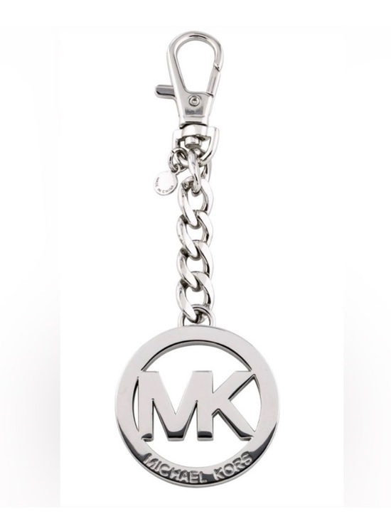 Michael Kors Other - Michael Kors Silver MK Circle Logo Keyring Charm